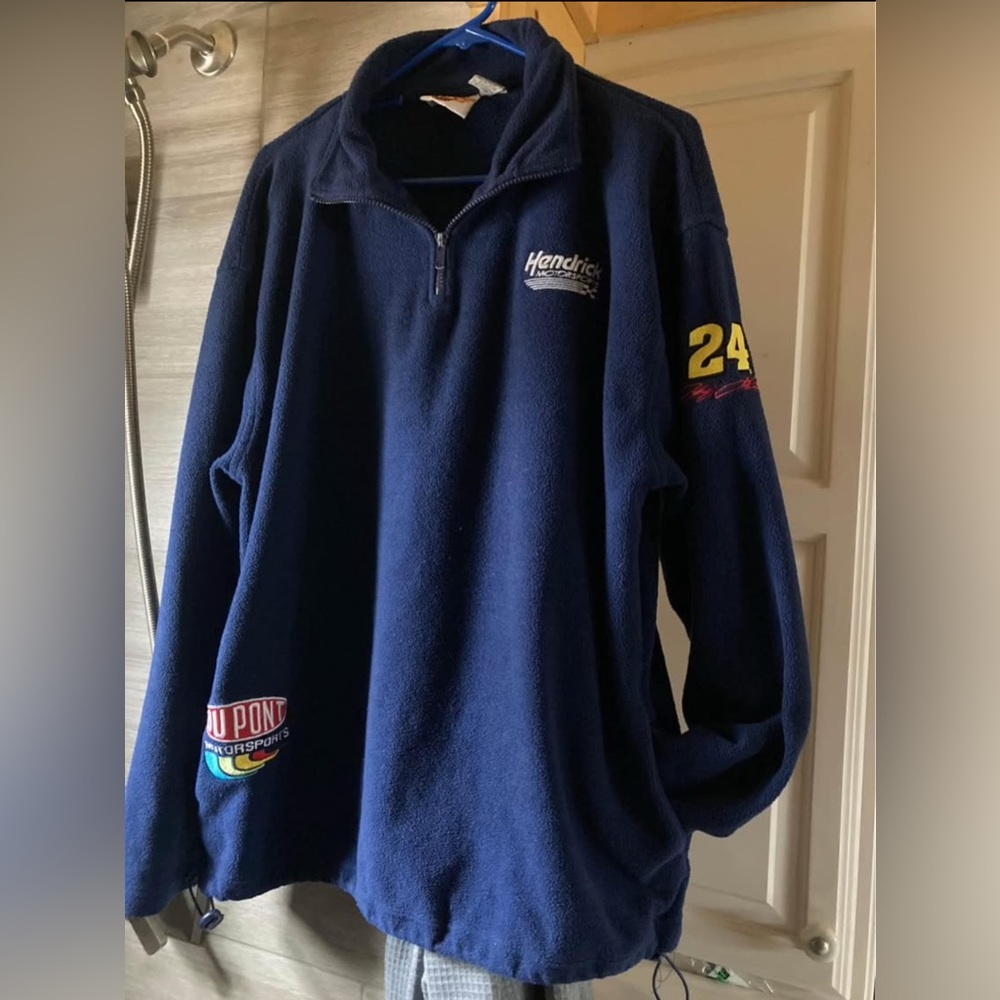 Winners Circle Fleece Pullover Sweatshirt Hendrick Dupont Jeff Gordon #24, Large